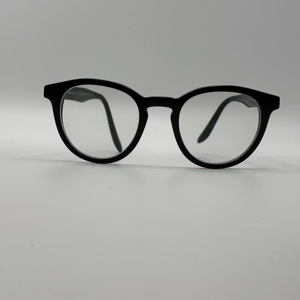 Giorgio Armani AR7227 5963 Black Round Eyeglasses Frames 50-21-145 Italy